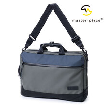 master-piece slick 3WAY BRIEF CASE GRAY 02489画像