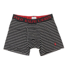 POLO RALPH LAUREN RM3-W501J BOXER BRIEF BLACKxWHITE画像