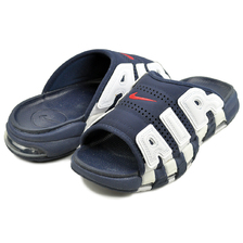 NIKE AIR MORE UPTEMPO SLIDE NA midnight navy/university red FQ8700-400画像