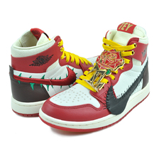 NIKE WMNS AIR JORDAN 1 ZOOM AIR CMFT 2 SP TEYANA TAYLOR A Rose From Harlem gym red/black-summit white FJ0604-601画像
