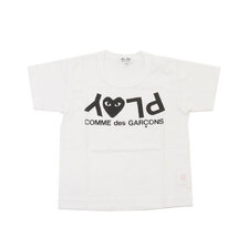 PLAY COMME des GARCONS KIDS PLAY HEART LOGO TEE AX-T567-100画像