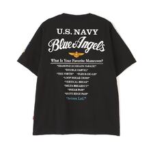 AVIREX BLUE ANGELS EMBROIDERY SHORT SLEEVE T-SHIRT 7834134020画像