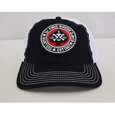 COLIMBO HUNTING GOODS ZZ-0611 Mesh Cap "USMC 1st Force Recon" (BLACK/BLACK/WHITE)画像