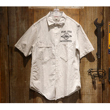 FREEWHEELERS UNION SPECIAL OVERALLS Big Bertha ATLAS CYCLE CO. Vintage Style C/L Chambray 2423008画像