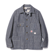 HEADLIGHT 11oz. HICKORY STRIPE WORK COAT HD15535画像