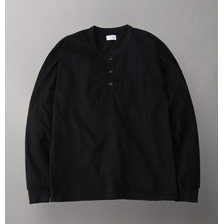 THE FLAT HEAD HENLEY NECK LONG SLEEVE T-SHIRT FN-TSHL-004画像