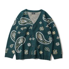 Subciety PAISLEY CARDIGAN 109-33038画像