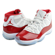 NIKE AIR JORDAN 11 RETRO CHERRY white/varsity red-black CT8012-116画像