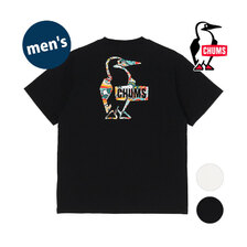 CHUMS Booby Logo Happy Rainbow T-Shirt CH01-2557画像