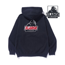 X-LARGE SLANTED OG ZIP HOODED SWEATSHIRT 101243012003画像