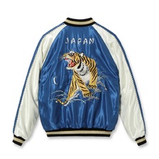 TAILOR TOYO Mid 1950s Style Acetate Souvenir Jacket &ldquo;ROARING TIGER&rdquo; &times; &ldquo;BLACK DRAGON TT15542-125画像