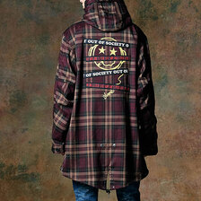glamb Emblem High Neck Mods Coat GB0424-JKT05画像