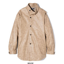 glamb High Neck Leather Shirt GB0424-SH02画像