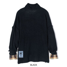glamb Check Layered Pullover Knit GB0424-KNT08画像