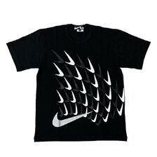 BLACK COMME des GARCONS &times; NIKE VERTICAL SWOOSH TEE画像