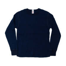 UES インディゴ ビッグワッフル Tシャツ 60BW-I画像