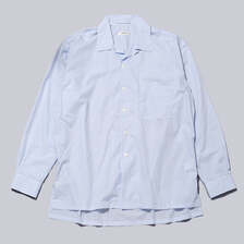 INTERIM 200/2 SUPIMA GRAPH CHECK OPEN COLLAR SHIRT IT24A263画像