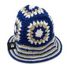 NEW ERA クロシェ ニットバケット Croche ネイビー/クローム 14307347画像