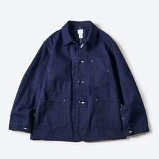 POST OVERALLS #1101-FTI No.1 Jacket : flat twill indigo画像