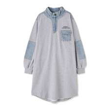 AVIREX 《CROSSOVER》DENIM COMBI ONE PIECE 7834217603画像