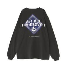 AVIREX 《CROSSOVER》BANDANA PATCH LONGSLEEVE T-SHIRT 7834230023画像