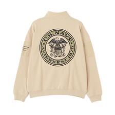 AVIREX HALF ZIP FATIGUE SWEAT 7834232009画像