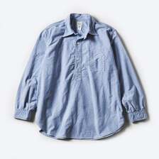 POST OVERALLS #1201-GOB No.1 Shirt : good oxford blue画像