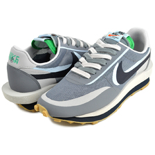 NIKE LDWAFFLE / SACAI&times;CLOT cool grey/obsidian DH3114-001画像