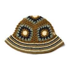 NEW ERA クロシェ ニットバケット Croche ブラック/ウォルナット/オリーブ 14307350画像