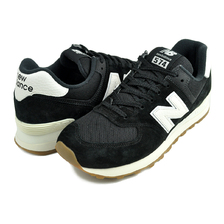 new balance U574RAB BLACK WHITE画像