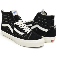 VANS PREMIUM CLASH THE WALL LX SUEDE/CANVAS BLACK/WHITE VN000CNKBA2画像