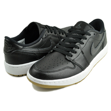 NIKE AIR JORDAN 1 LOW GOLF black/anthracite-gum med brown DD9315-005画像