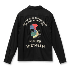 TAILOR TOYO Mid 1960s Style Rayon Vietnam Shirt &ldquo;VIETNAM MAP&rdquo; TT29334画像