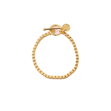 XOLO JEWELRY Venetian Link Bracelet -4mm- 24K Coating XOB076-AG画像