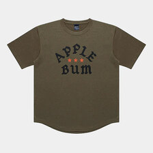 APPLEBUM &ldquo;3 Stars&rdquo; Dry (Cotton Like) T-shirt OLIVE EA2421101画像