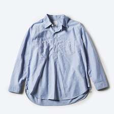 POST OVERALLS #1202-GOB No.2 Shirt : good oxford blue画像