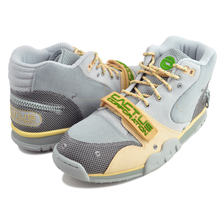 NIKE AIR TRAINER 1 CACTUS JACK TRAVIS SCOTT grey maze/olive aura-canvas DR7515-001画像