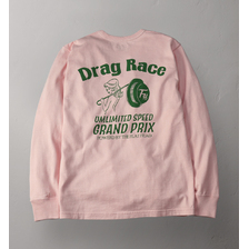 THE FLAT HEAD LONG SLEEVE T-SHIRT - DRAG RACE FN-TML-102画像