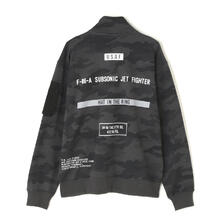 AVIREX STENCIL STAND ZIP SWEAT "HAT IN THE RING" 7834230026画像