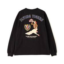AVIREX LONG SLEEVE T-SHIRT "FLYING TIGERS 7834230011画像