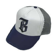 YOSHINORI KOTAKE DESIGN &times; BEAMS GOLF BG LOGO MESH CAP NAVY画像