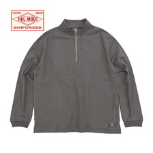 BIG MIKE 10OZ Half Zip L/S Tee 102438720画像