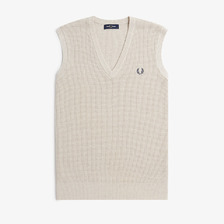 FRED PERRY Waffle Stitch Tank Vest K8556画像