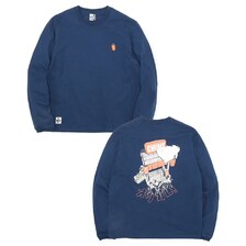 CHUMS CHUMS Yatai de Otsukare! Brushed L/S T-Shirt CH01-2452画像