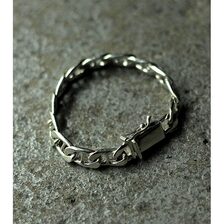 INTERIM TAXCO SILVER FLAT ANCHOR BRACELET IT24S421画像