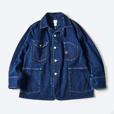 POST OVERALLS #1102-HBI Engineers' Jacket : herringbone denim double indigo画像