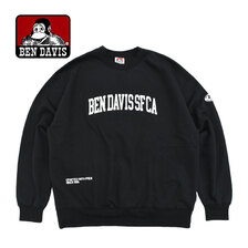 BEN DAVIS Arch Logo Crew Sweat C-24780055画像