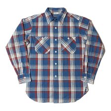WAREHOUSE Lot 3055 LONG SLEEVE CHECK WORK SHIRTS B柄(マドラス)画像