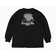 NANGA ECO HYBRID LIFE IS A JOURNEY STARGAZER L/S TEE NW2441-1G101画像