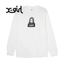 X-girl FACE L/S TEE 105243011023画像